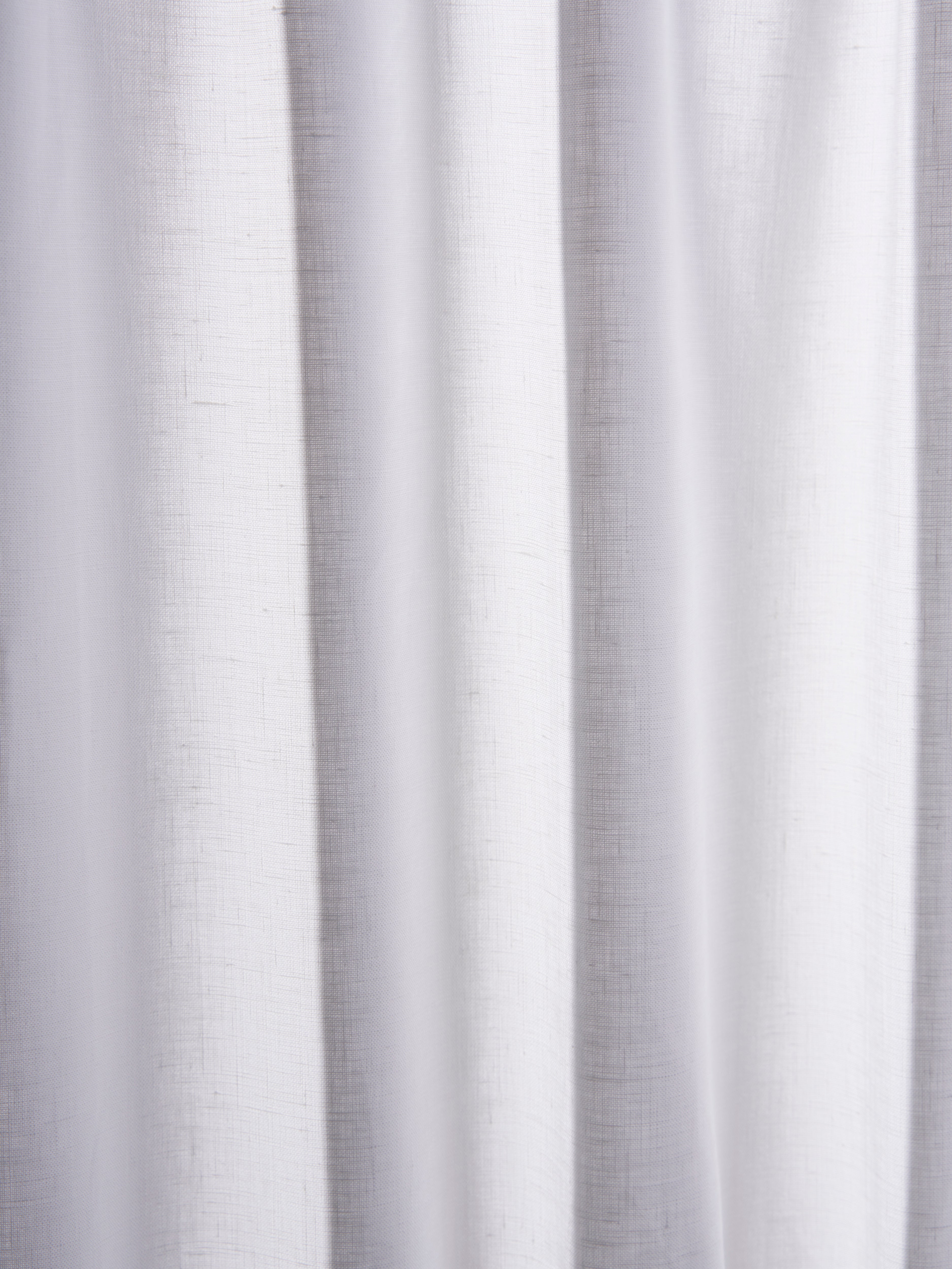 The cafe curtain - lightweight linen with a double pocket