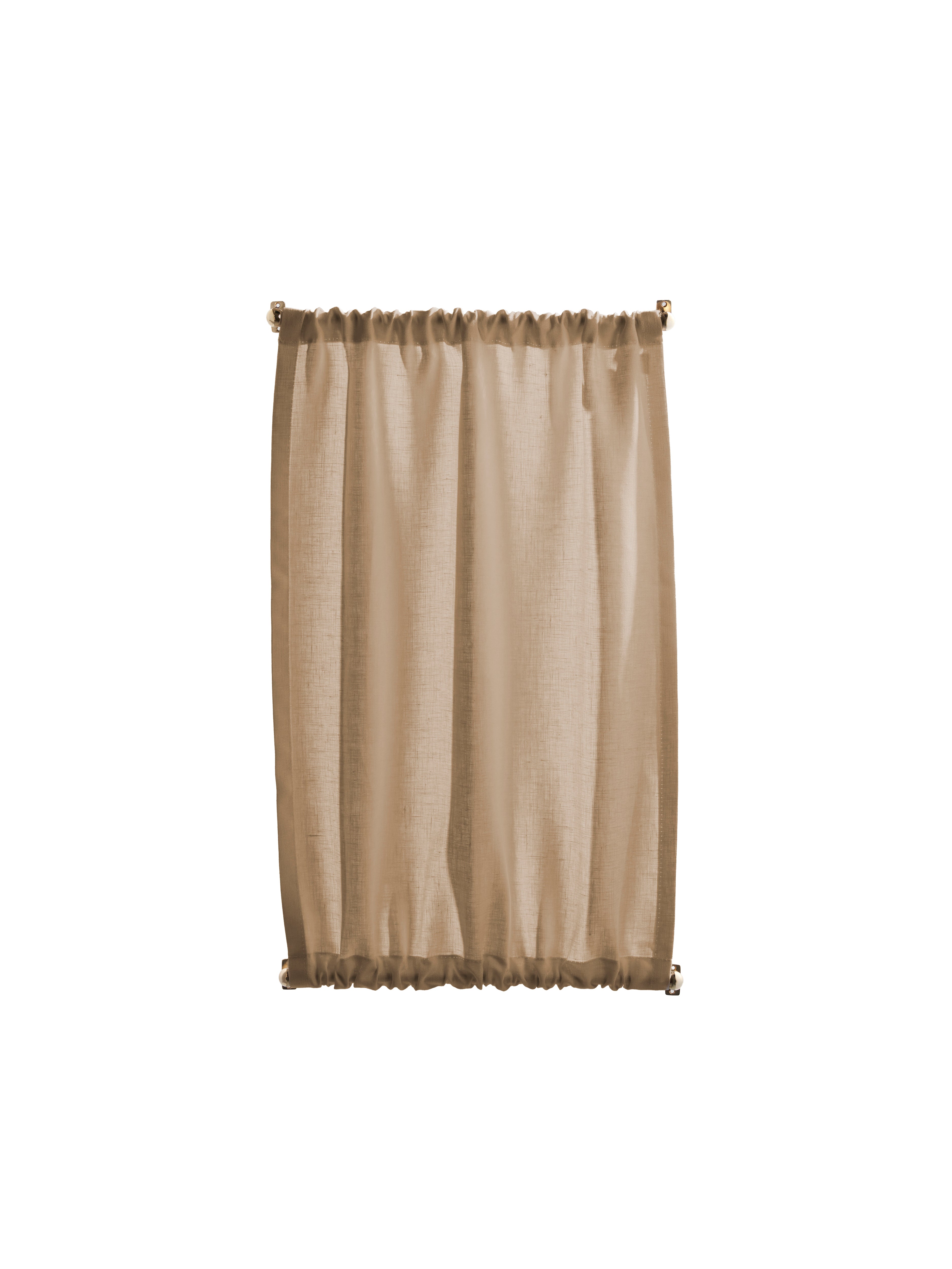 The cafe curtain - medium weight line with a double pocket
