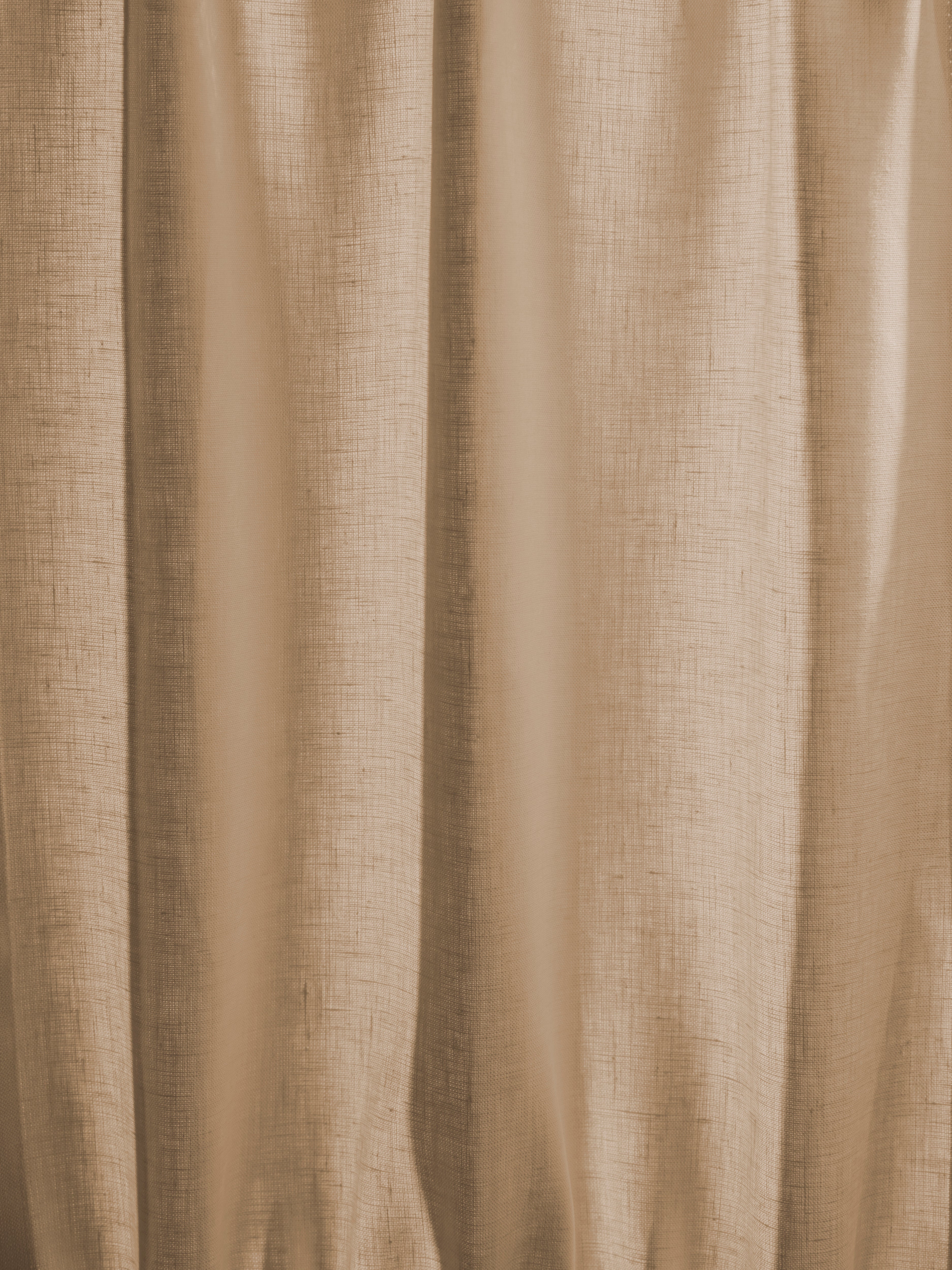 The cafe curtain - medium weight line with a double pocket