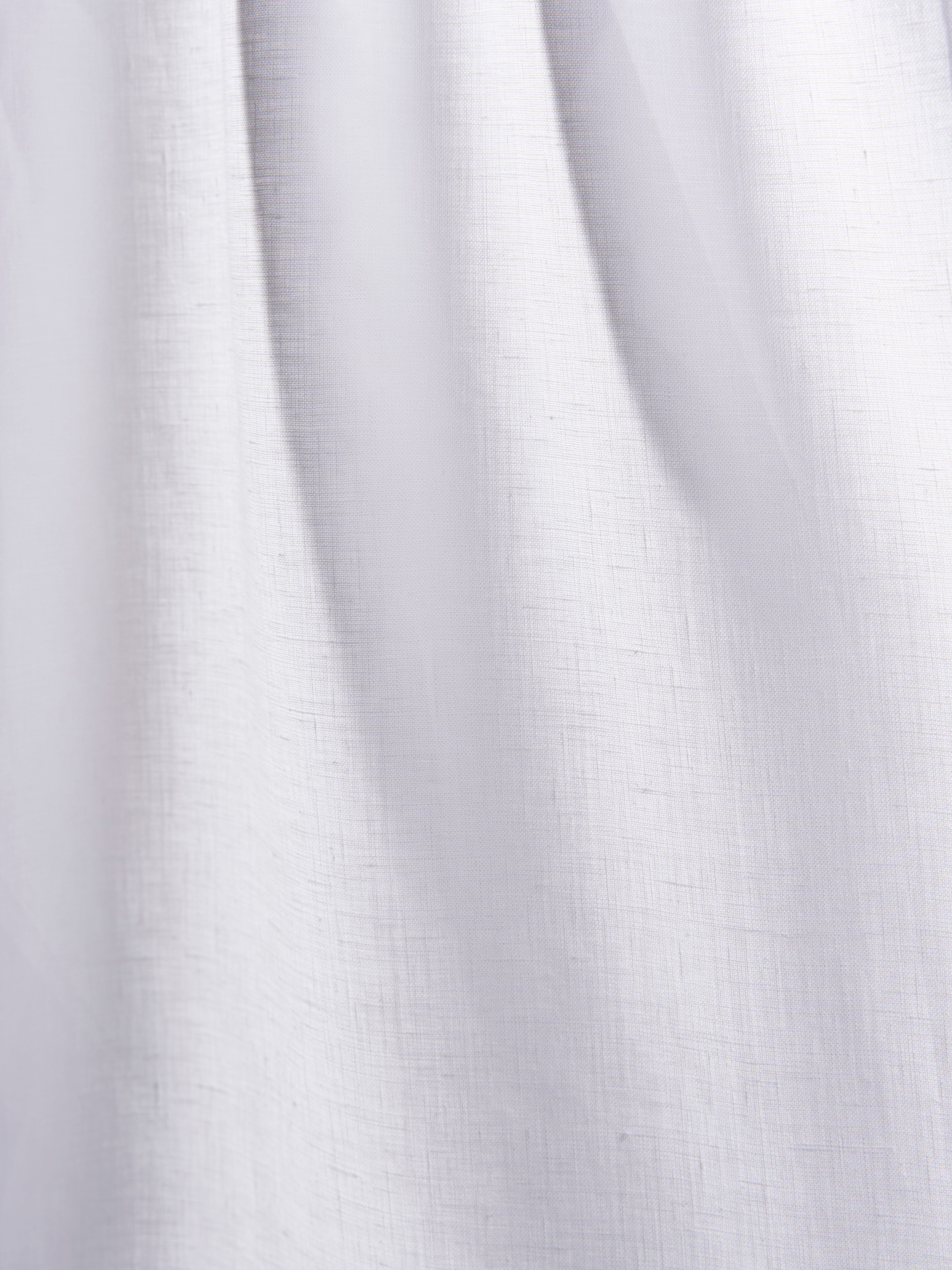 The cafe curtain - lightweight linen with a pocket top