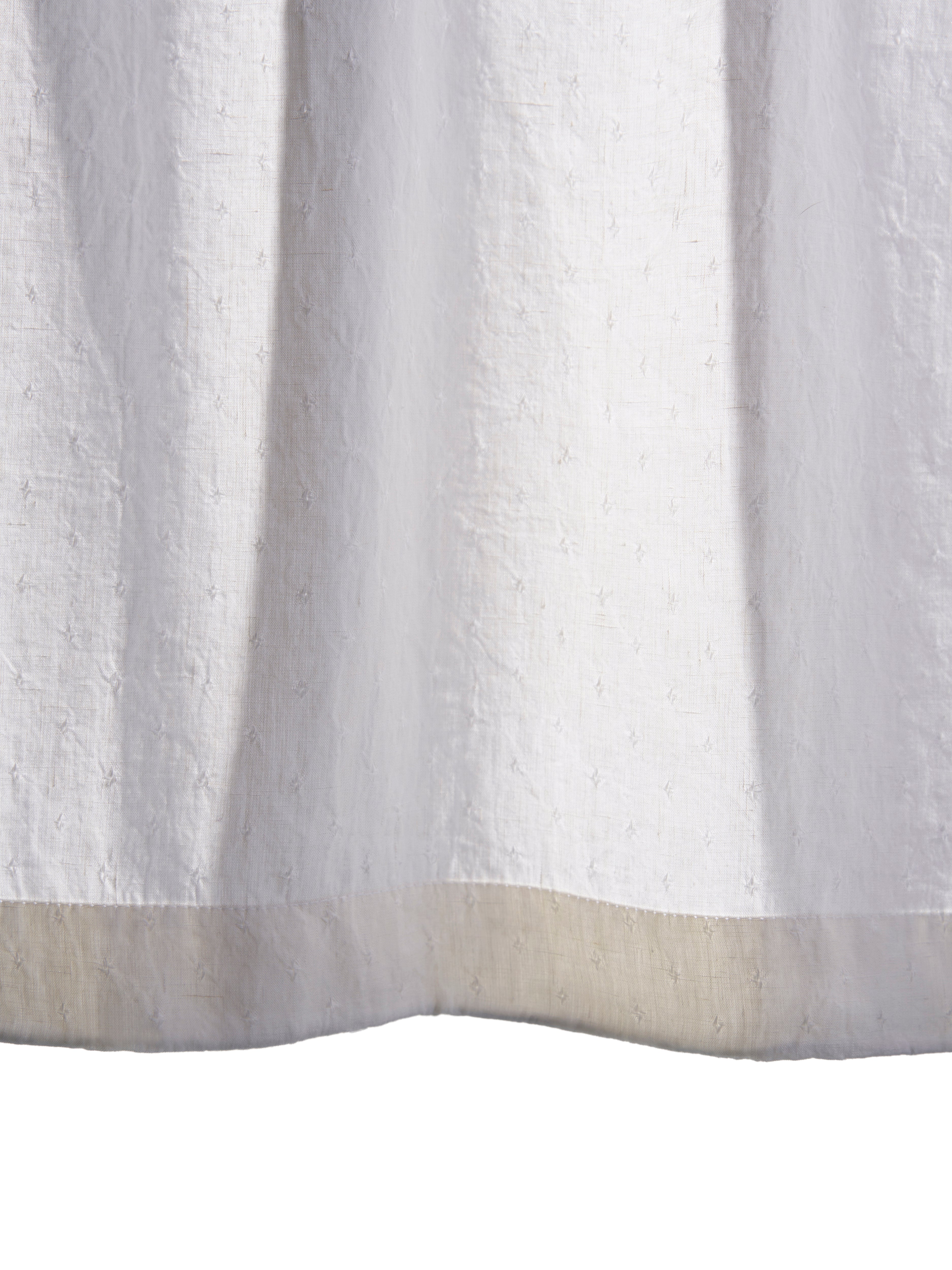 The cafe curtain - alvington linen with a pocket top