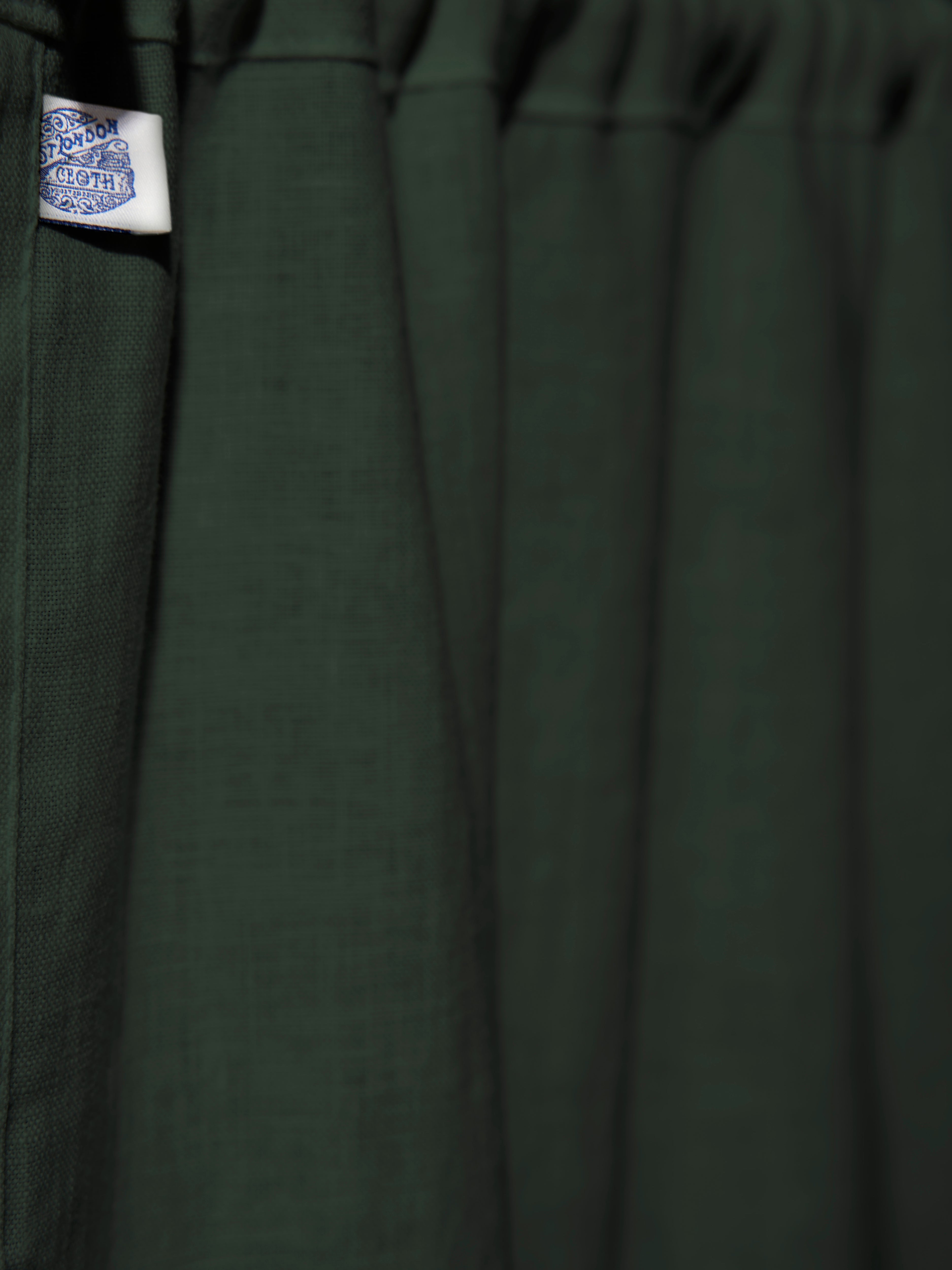 The cafe curtain - soft washed linen with a pocket top