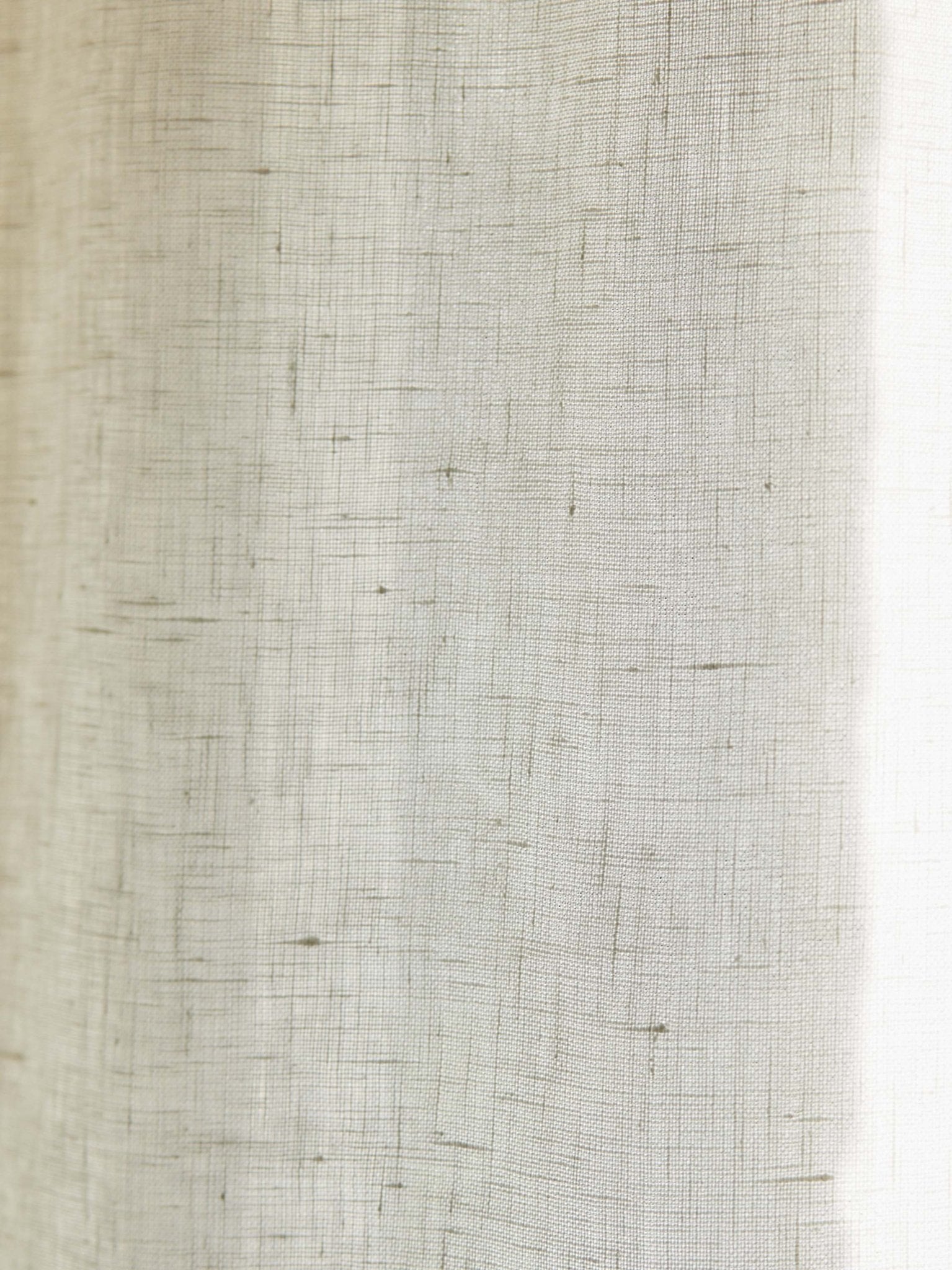 Cafe curtain 50 - pleated top - elderfield in turpentine - Pole Width 50cm x Drop 37cm - East London Cloth
