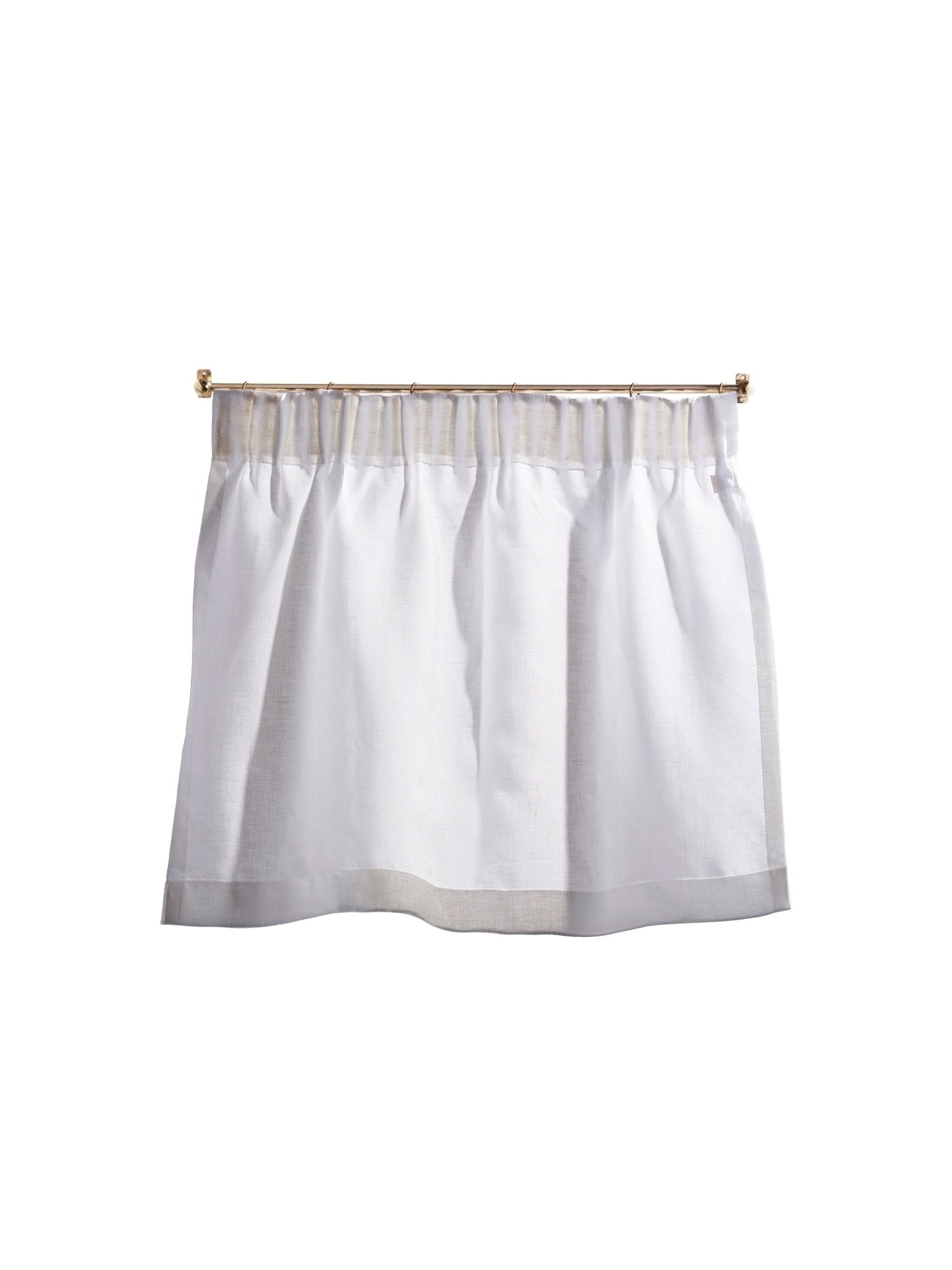 cafe curtain - pleated top - lightweights - East London Cloth