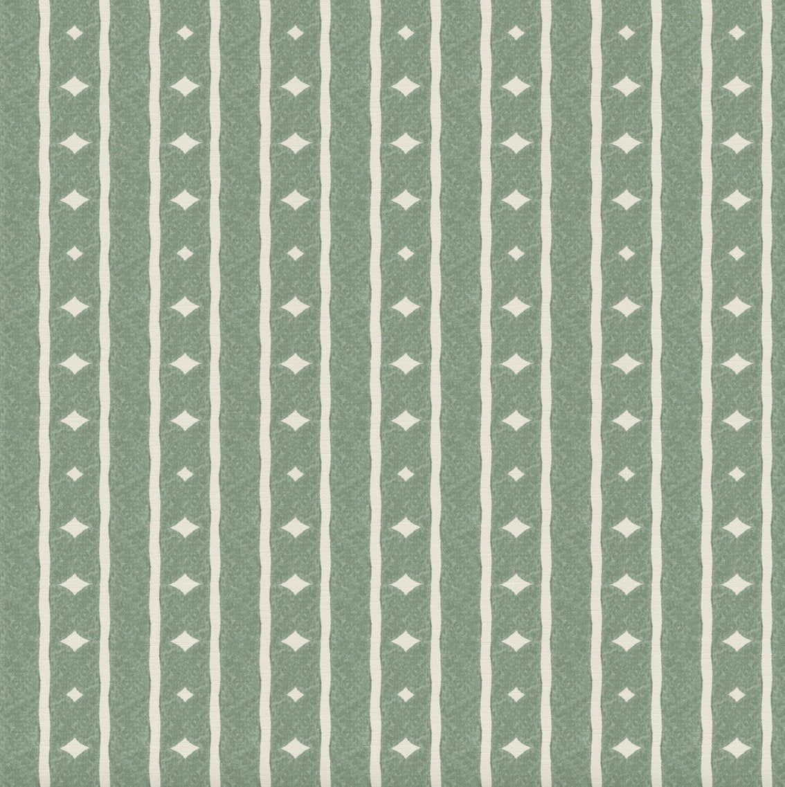 Diamond stripe - sage - East London Cloth