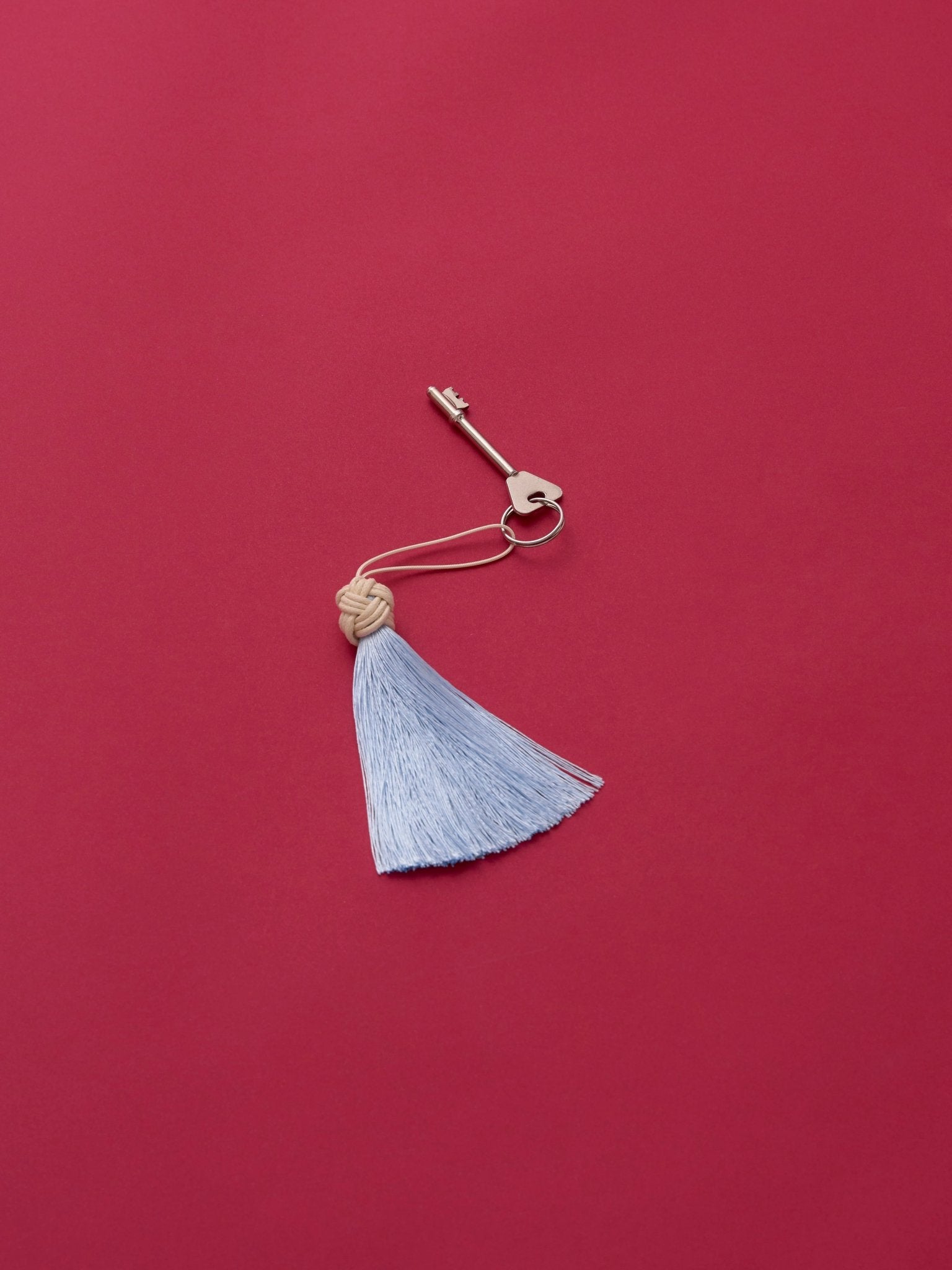 Key Tassel - celeste - East London Cloth
