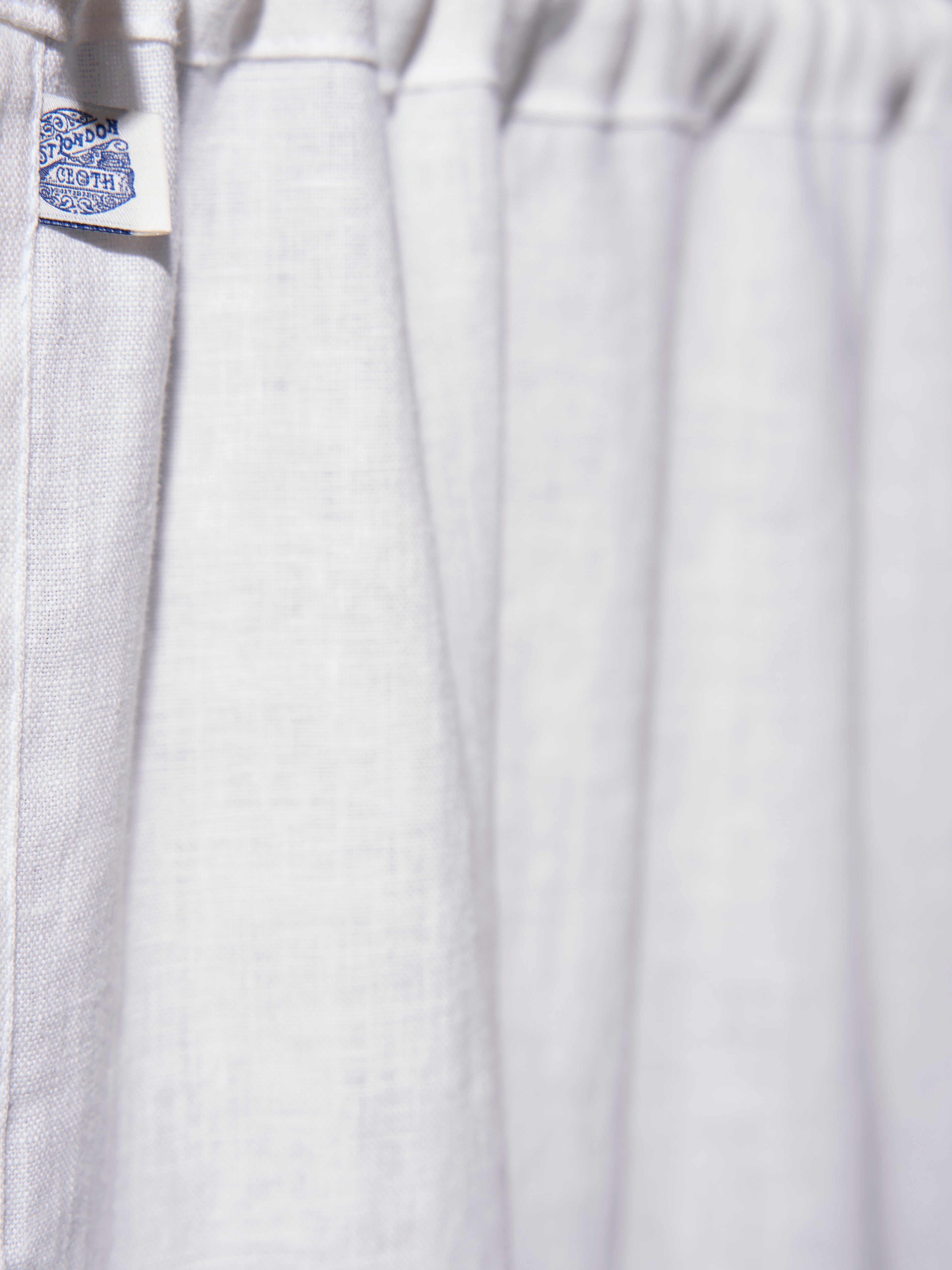 The cafe curtain - soft washed linen with a pocket top