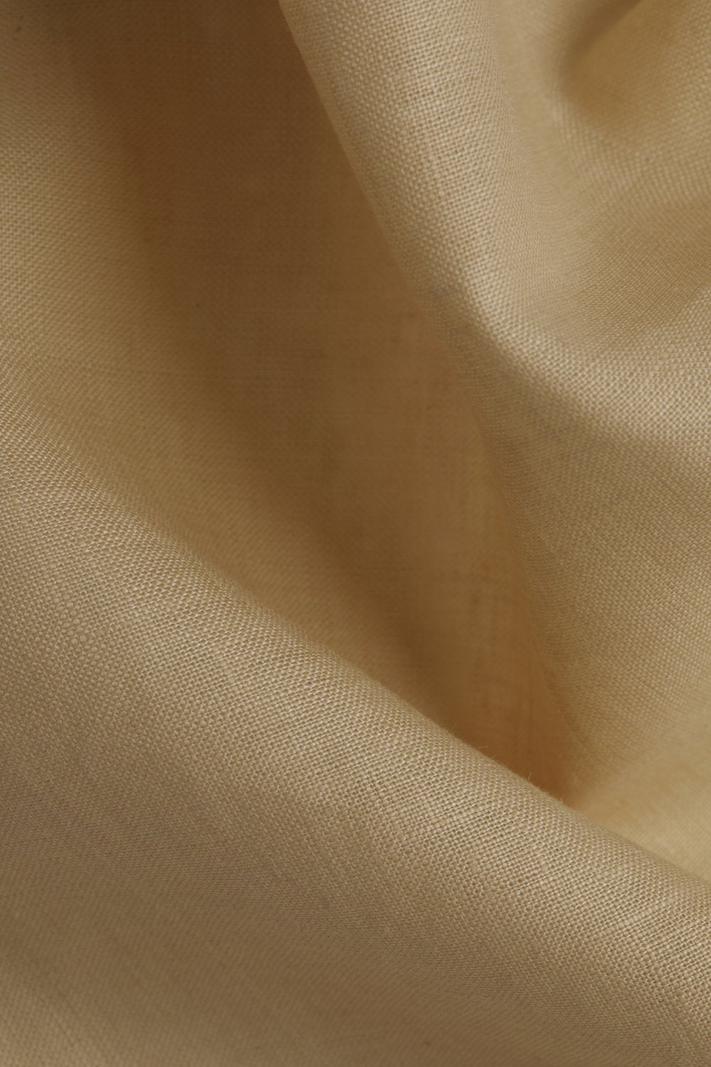 Cafe curtain 65 - pocket top - elderfield cornsilk - Pole Width 36cm x Drop 42cm - East London Cloth