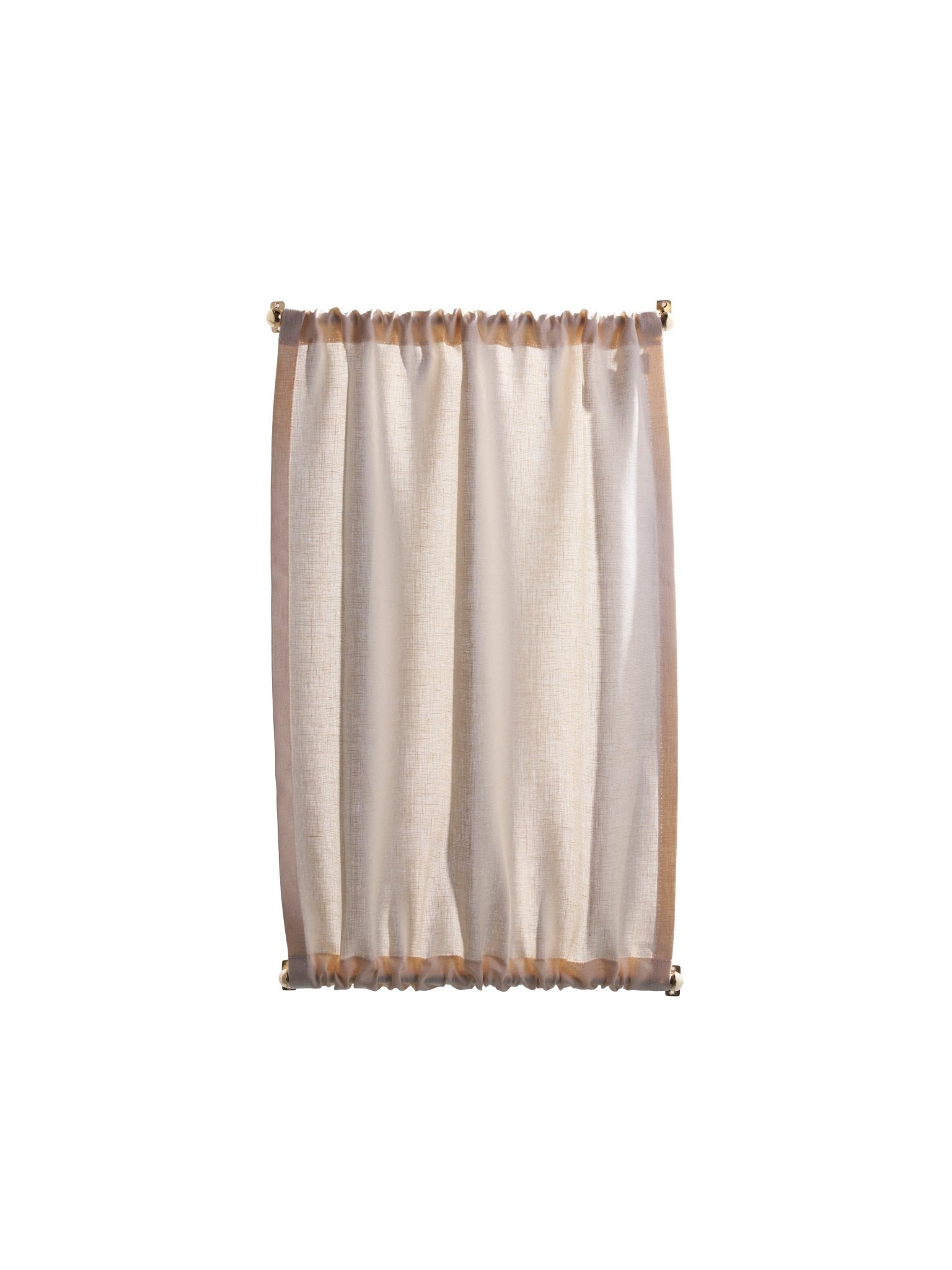 cafe curtain - double pocket - mediumweights - East London Cloth