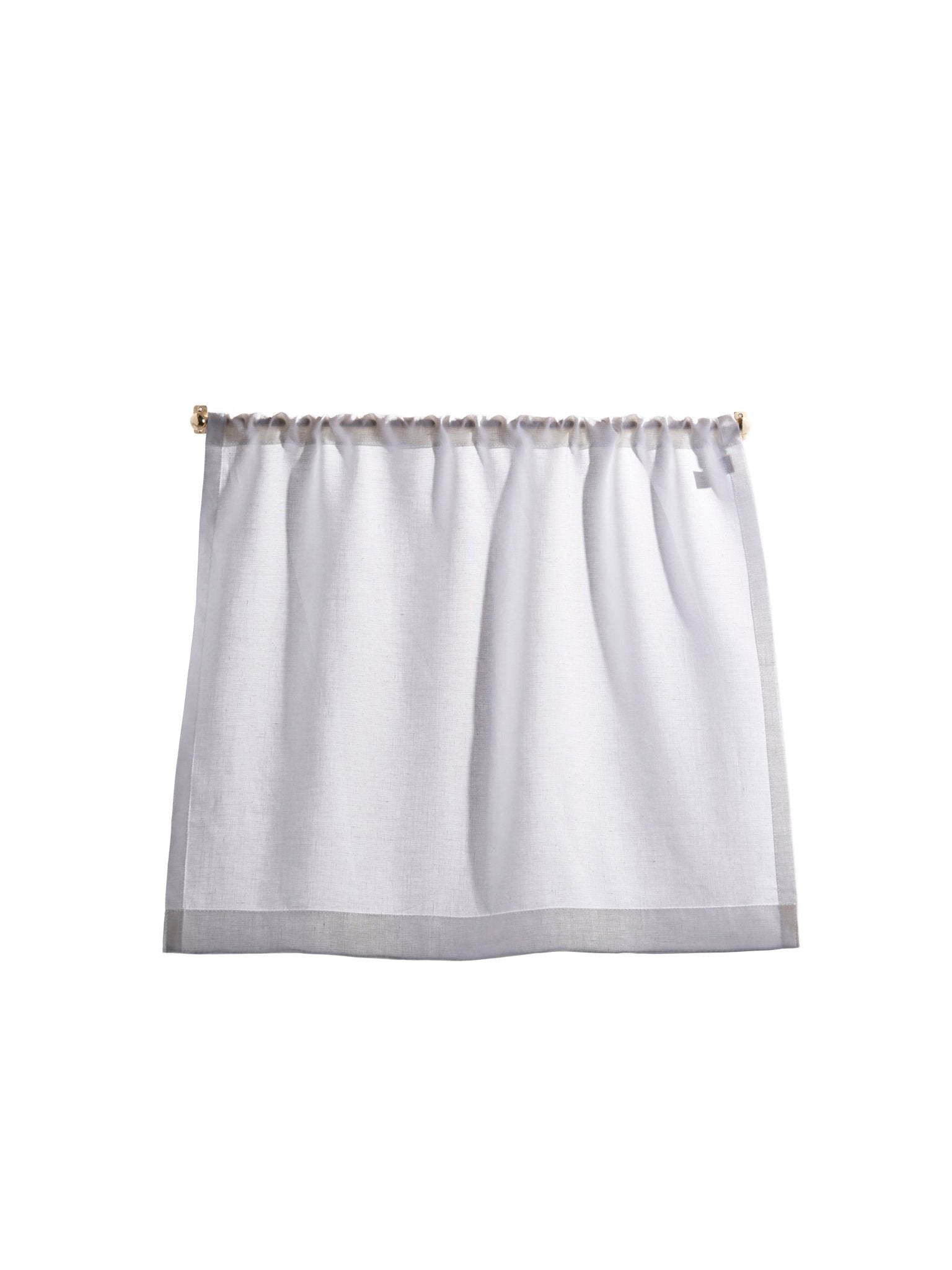 cafe curtain - pocket top - lightweights - East London Cloth - turpentine
