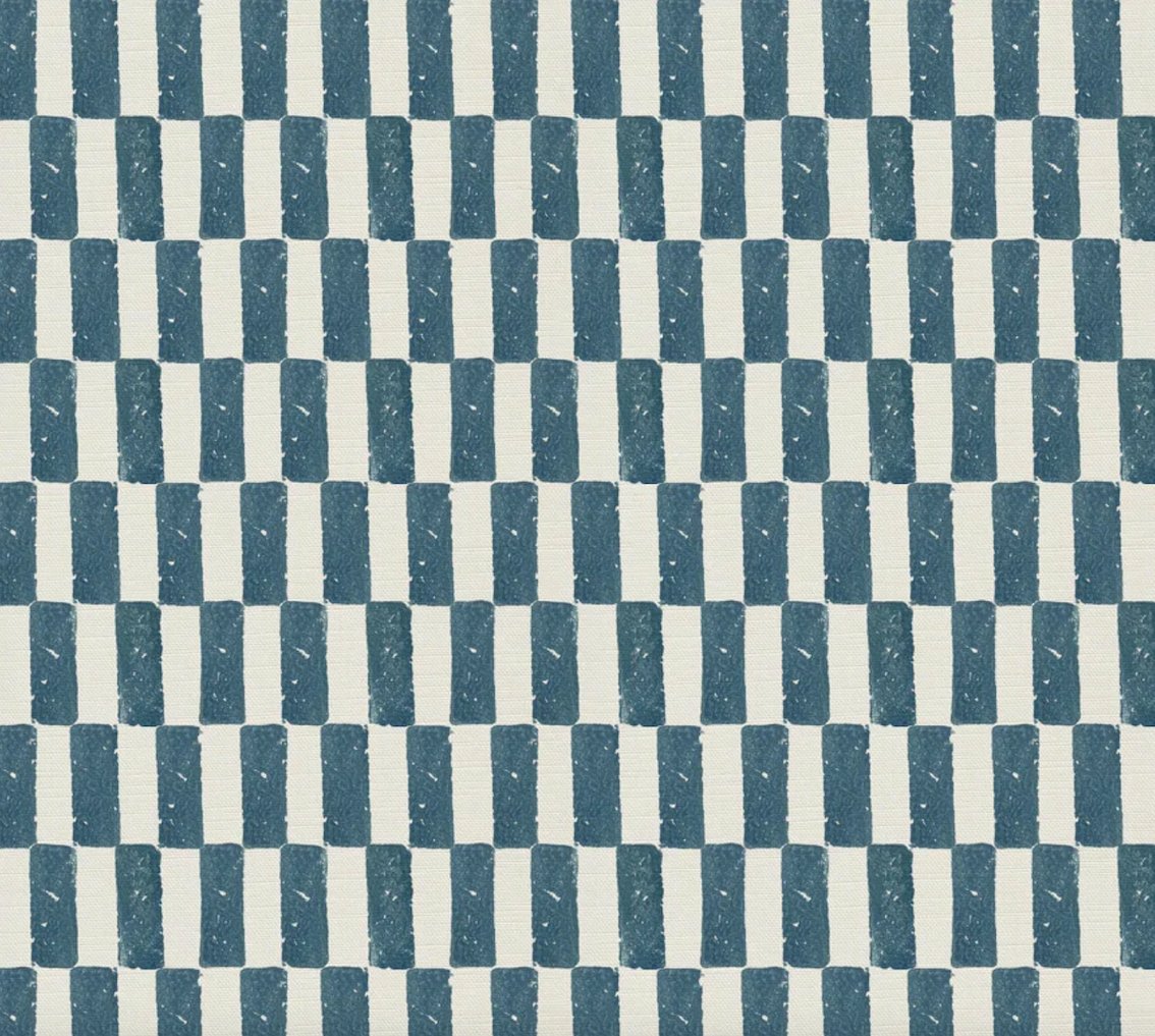 Checkers - navy - East London Cloth