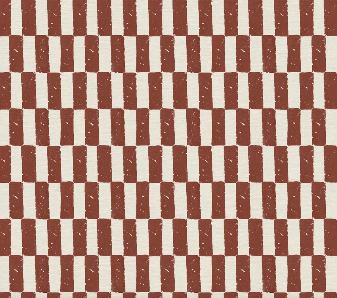 Checkers - rust - East London Cloth