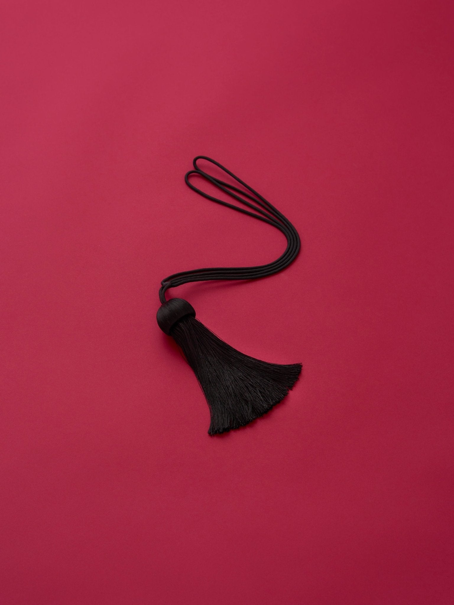 Curtain tie back - midnight - East London Cloth