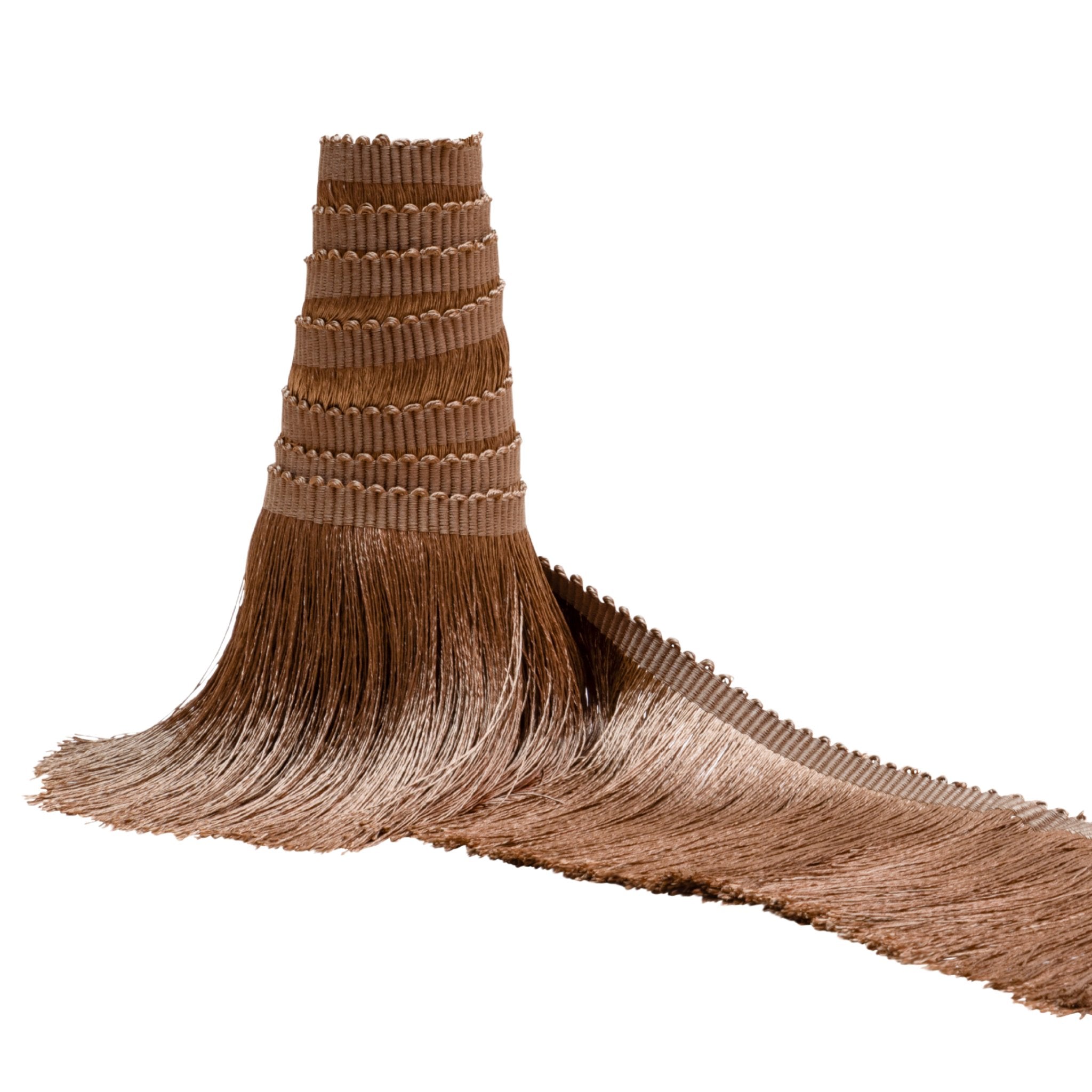 Cut fringe - pecan - East London Cloth