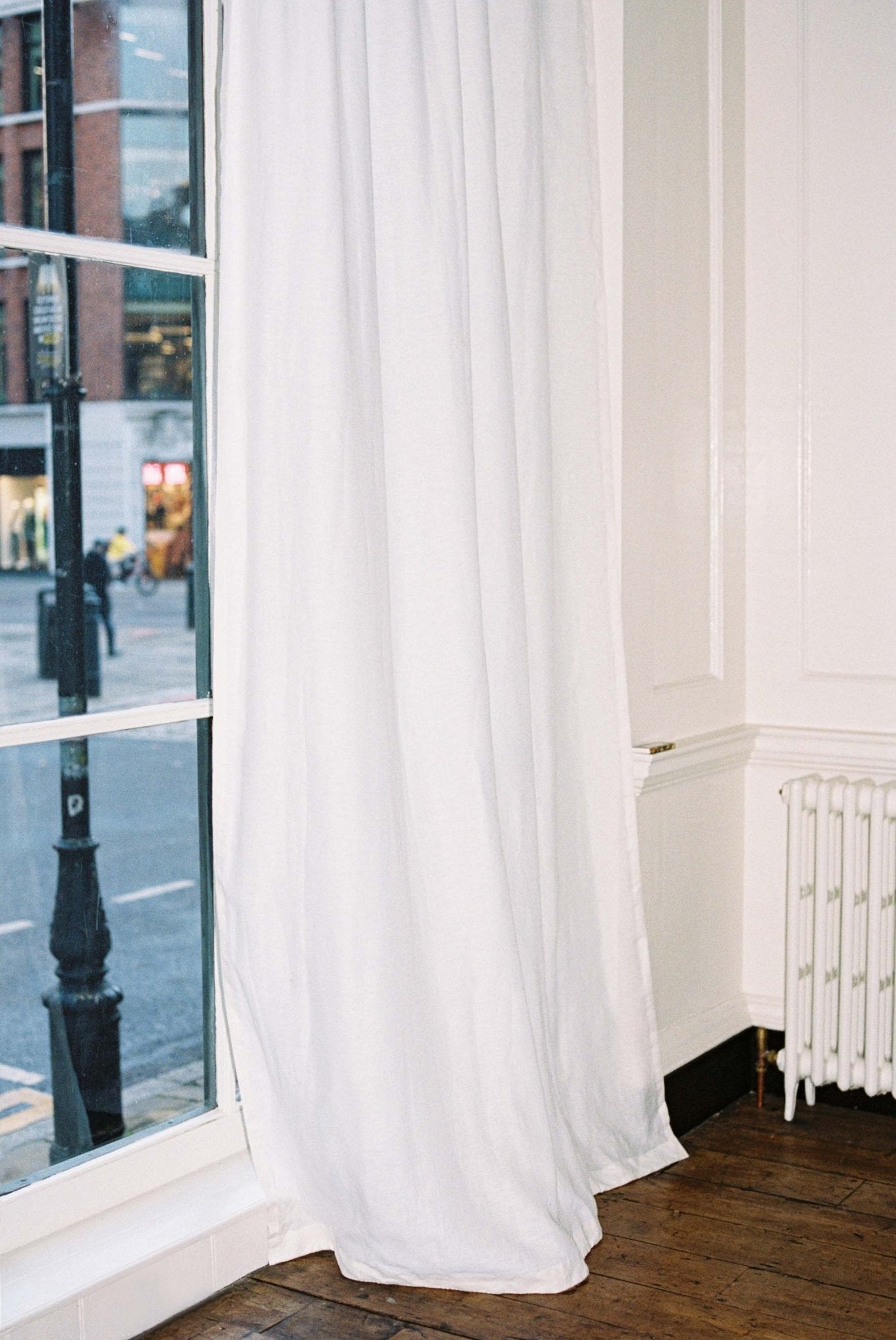 full length curtains - lightweight - East London Cloth