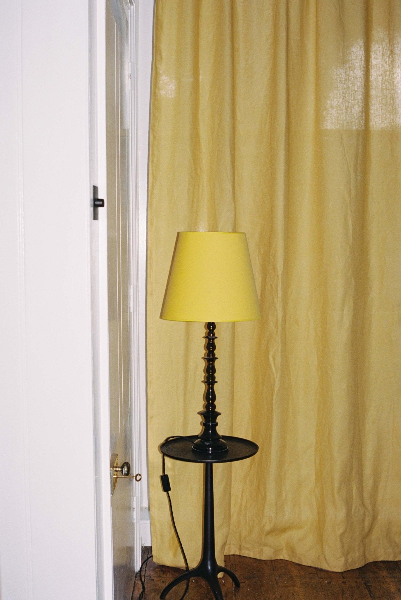 full length curtains - medium weight - fixed top - East London Cloth