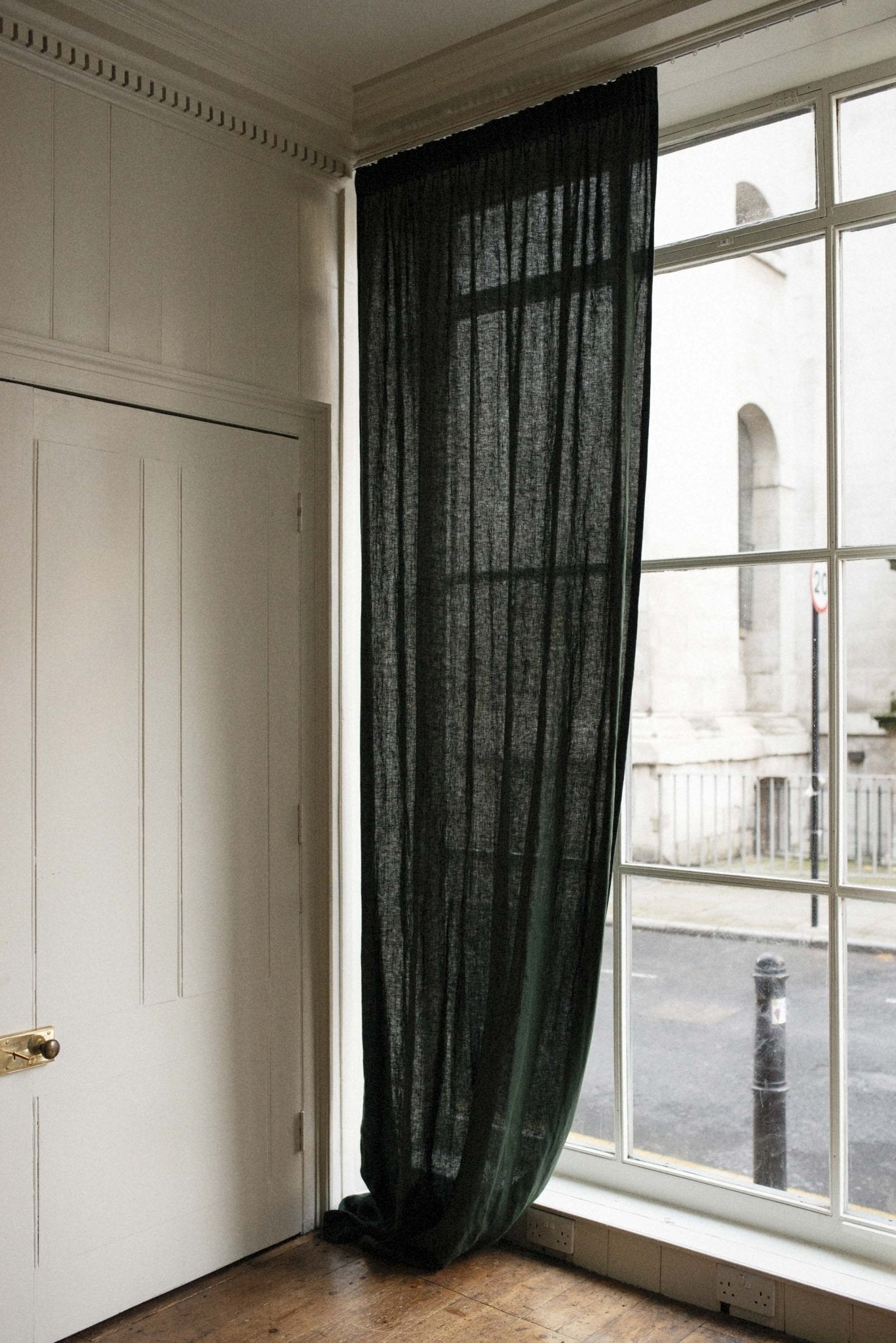 full length curtains - mediumweight - East London Cloth