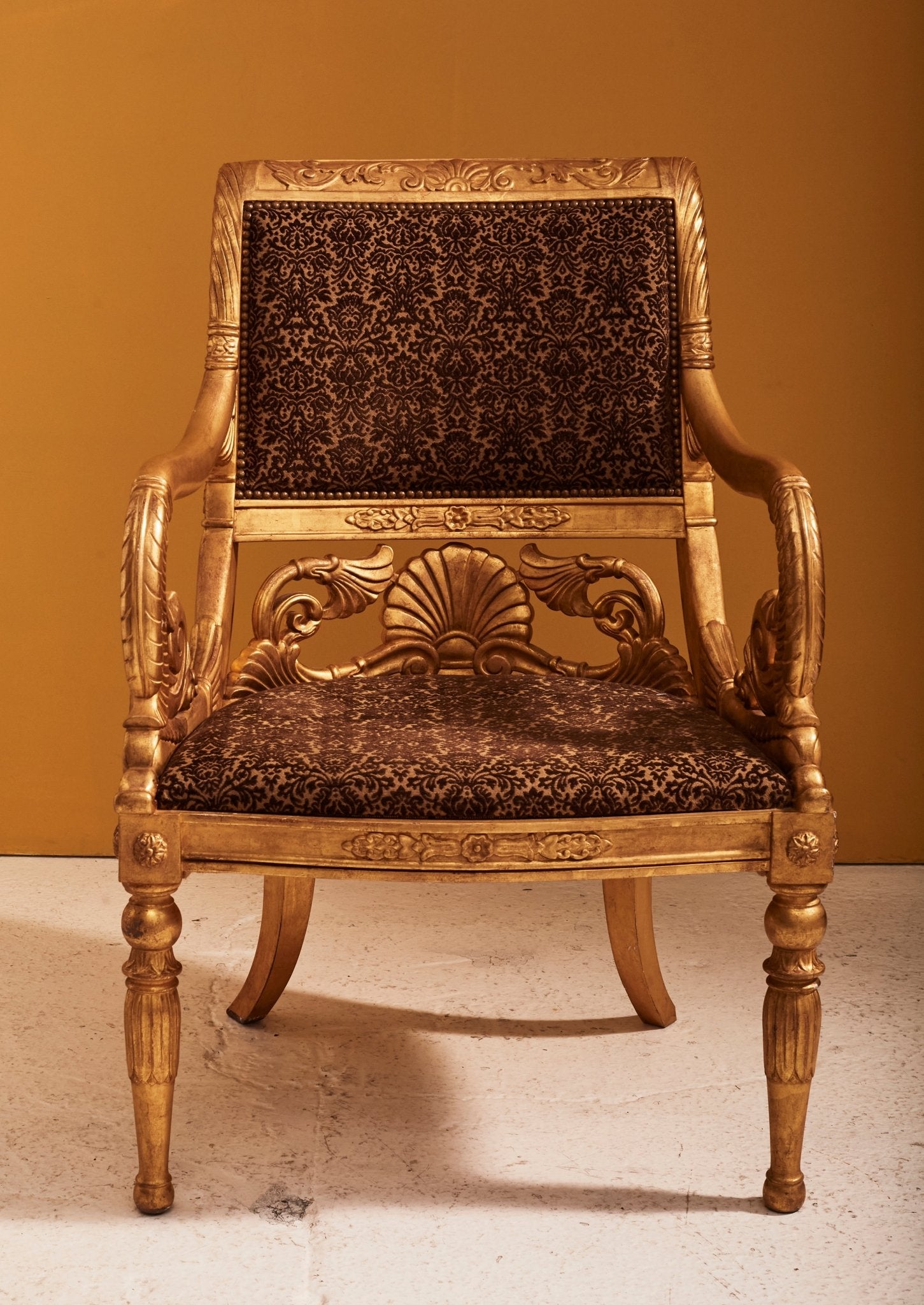 Grotto style throne - East London Cloth