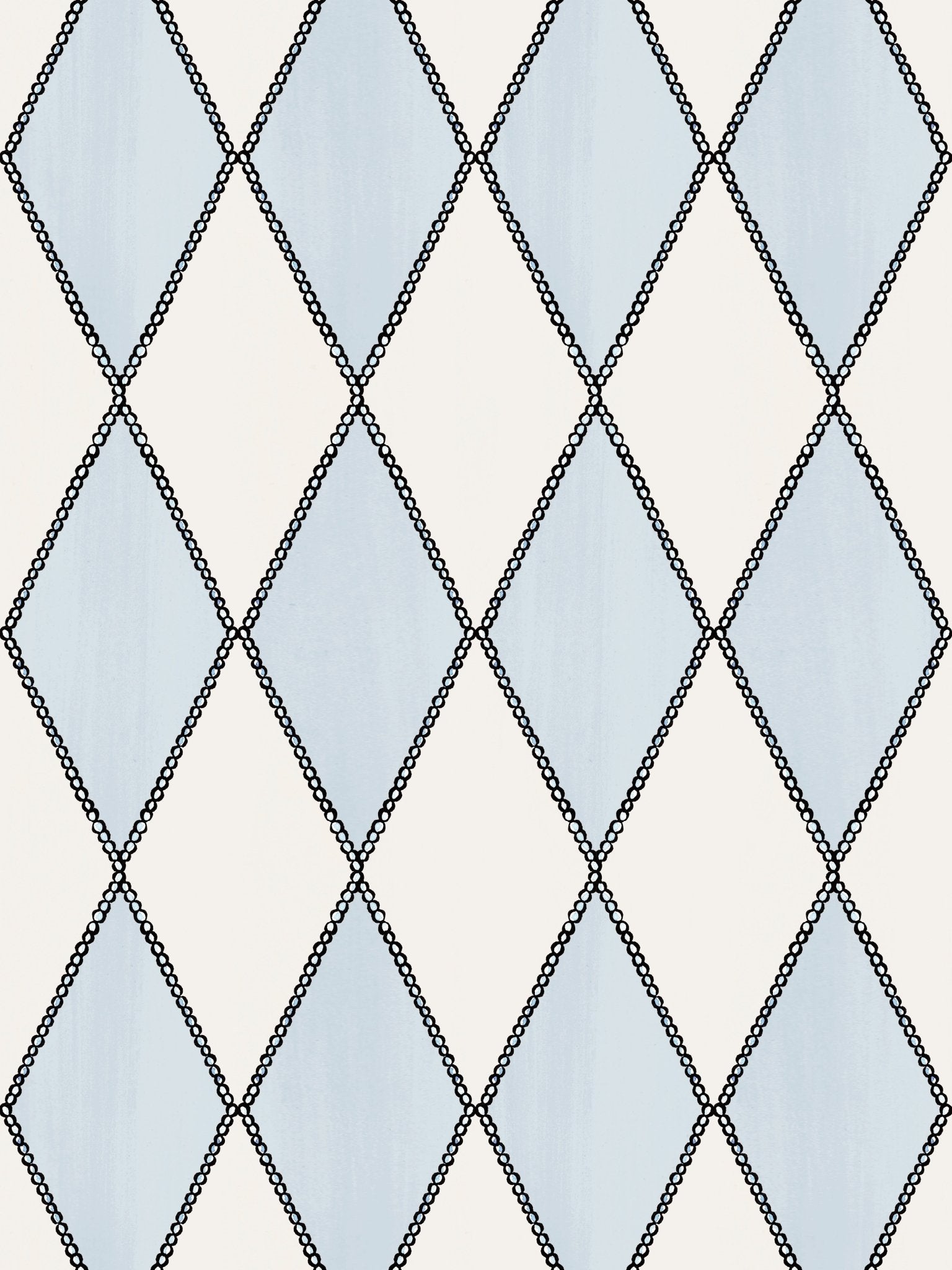 Harlequin pearl - gustavian blue - East London Cloth