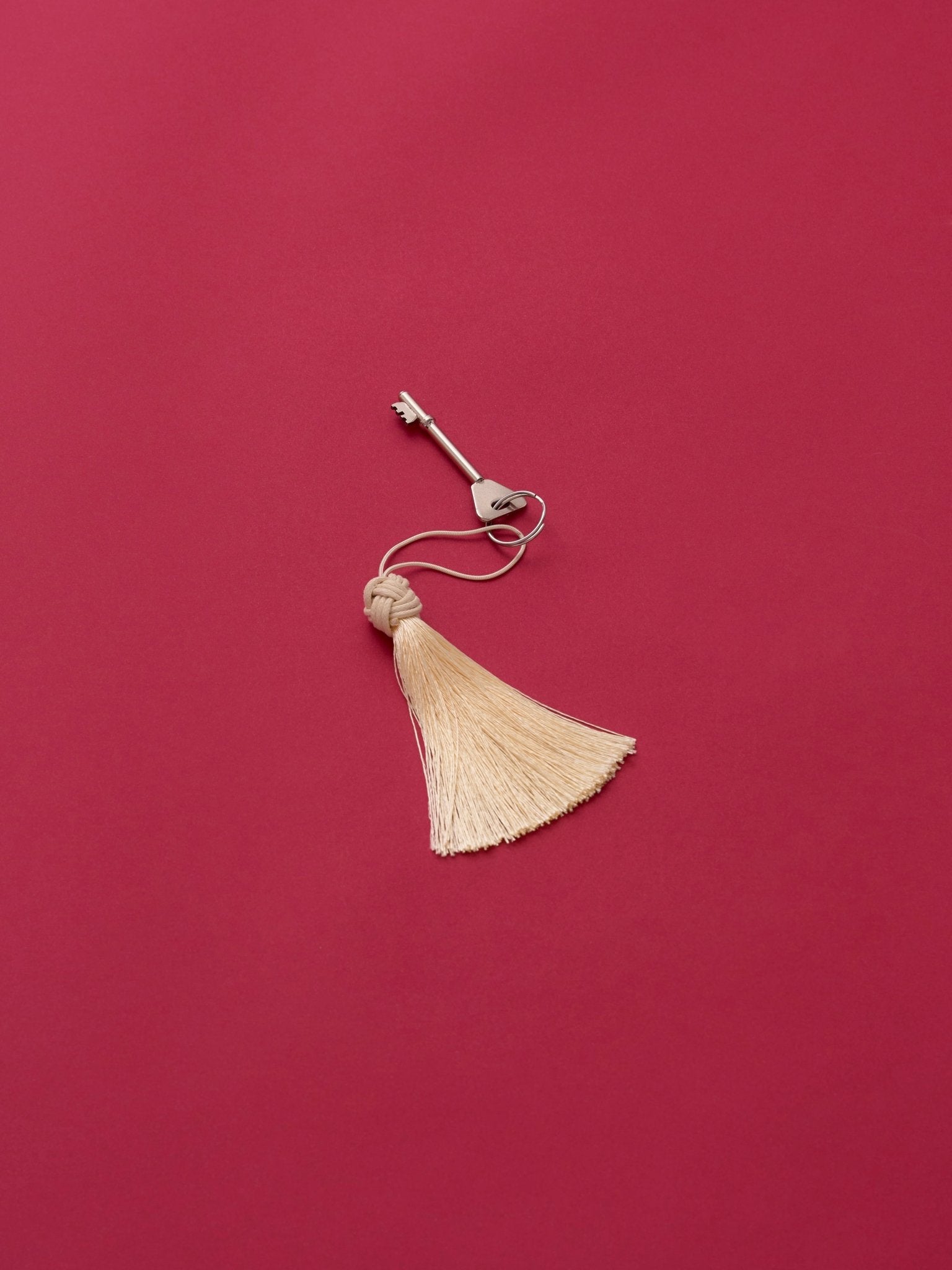 Key Tassel - champagne - East London Cloth